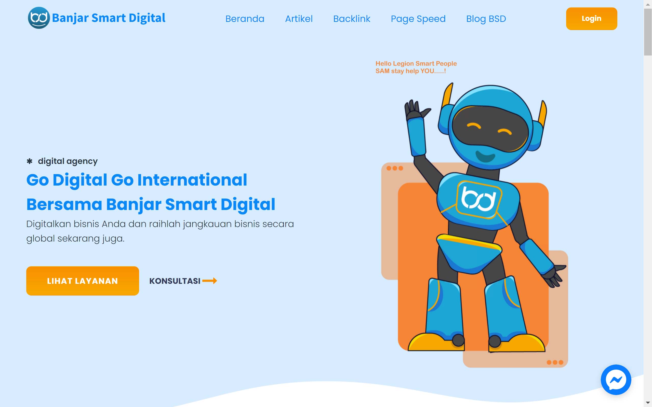 Pembuatan Web Banjar Smart Digital