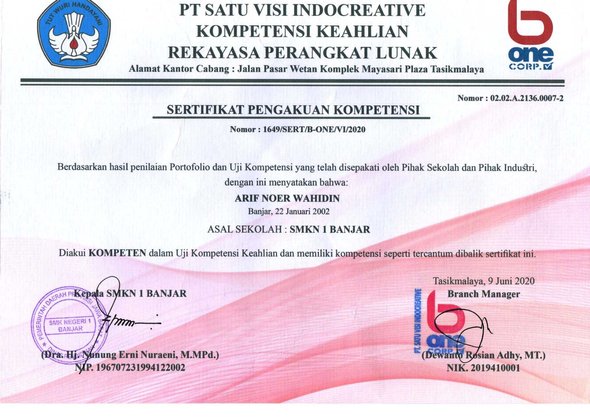 Cover Sertifikat Uji Kom